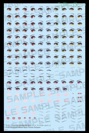 MEGAMI DEVICE M.S.G BUSTER DOLL KNIGHT EYE DECAL SET			 			