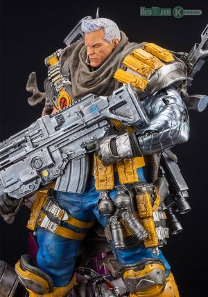 MARVEL UNIVERSE CABLE FINE ART STATUE SIGNATURE SERIES FEAT. THE KUCHAREK BROTHERS