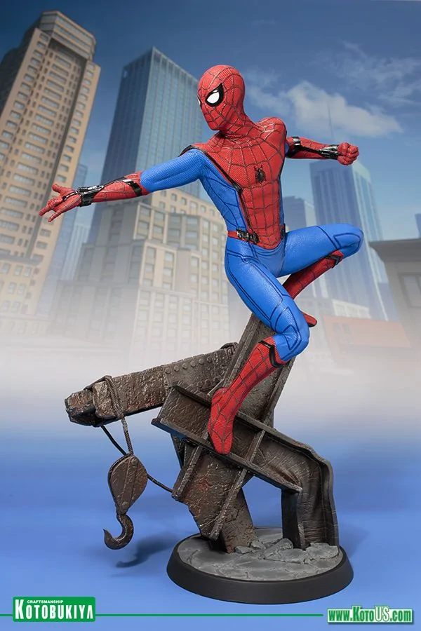 Details about   Spider-Man Homecoming 12 Inch Statue Figure ArtFX Spider-Man 