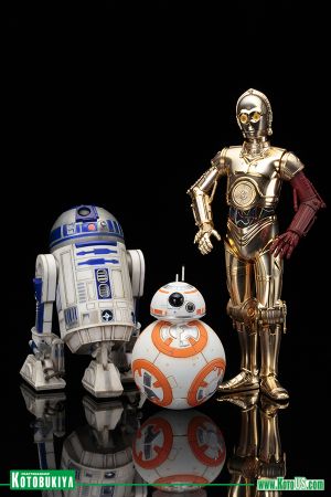 STAR WARS R2-D2 & C-3PO with BB-8 ARTFX+ STATUE