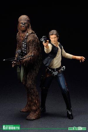 STAR WARS HAN SOLO & CHEWBACCA ARTFX+ STATUE