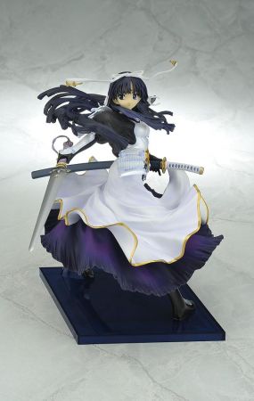 SENGOKU RANCE UESUGI KENSHIN WHITE MILITARY COSTUME Ani*Statue