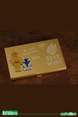 STAR WARS R2D2 AND C-3PO BUSINESS CARD HOLDER