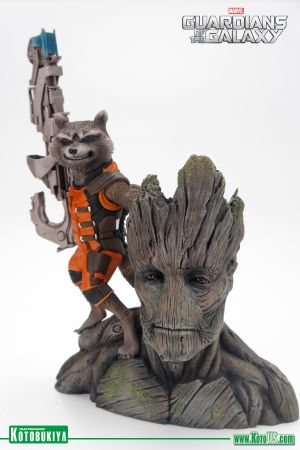 MARVEL GUARDIANS OF THE GALAXY ROCKET RACCOON ARTFX+ STATUE