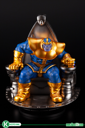 THANOS ON SPACE THRONE - FINE ART STATUE