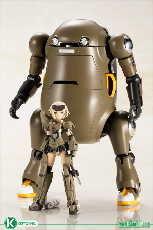  FRAME ARMS GIRL GOURAI with 20 MechatroWeGo "BROWN" HANDSCALE GIRL