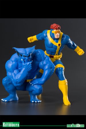 MARVEL UNIVERSE X-MEN '92 CYCLOPS & BEAST TWO PACK ARTFX+ STATUE